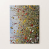 Wilde Bloemen en Vlinders Legpuzzel (Verticaal)