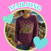 Wilde Bloemen en Vlinders Tri-Blend Shirt