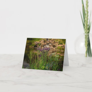 Wilde Bloemen en Watervallen Bedankkaart
