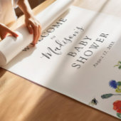 Wilde bloemen en Welkomstteken voor bijen Poster