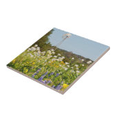 Wilde bloemen en windmolens in Texas Hill Country Tegeltje (Zijkant)