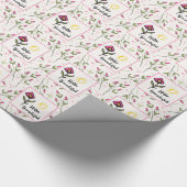  wilde bloemen en zon Hallo mooi Cadeaupapier (Hoek)