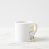 Wilde bloemen espresso kop (Voorkant rechts)