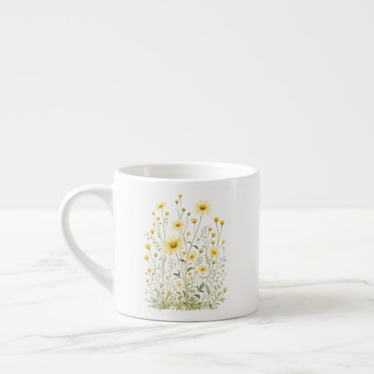 Wilde bloemen espresso kop (Links)