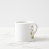 Wilde bloemen espresso kop (Voorkant rechts)