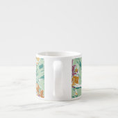 Wilde bloemen espresso kop (Achterkant)