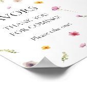 Wilde bloemen favor poster (Hoek)