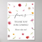 Wilde bloemen favoriet poster (Voorkant)