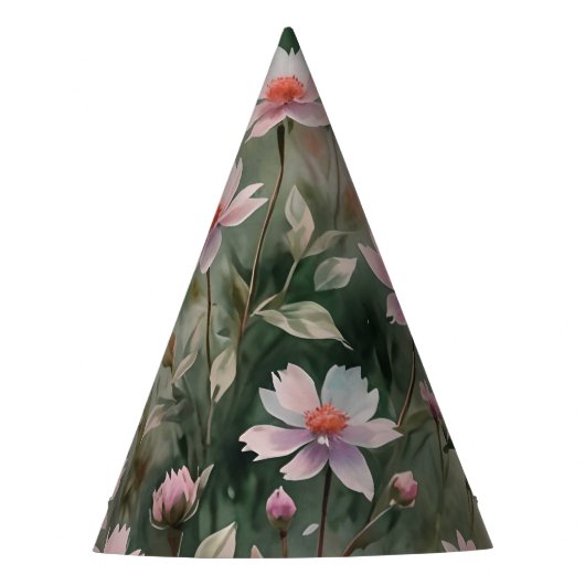 wilde bloemen feesthoedjes (Voorkant)