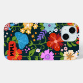 Wilde bloemen Floral Case-Mate iPhone Case (Achterkant (horizontaal))
