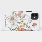 Wilde bloemen Floral Case-Mate iPhone Case (Achterkant (horizontaal))