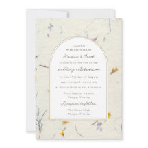 Wilde bloemen Floral Paper Modern Digital Wedding