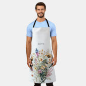 Wilde bloemen Floral Schort (Gedragen)