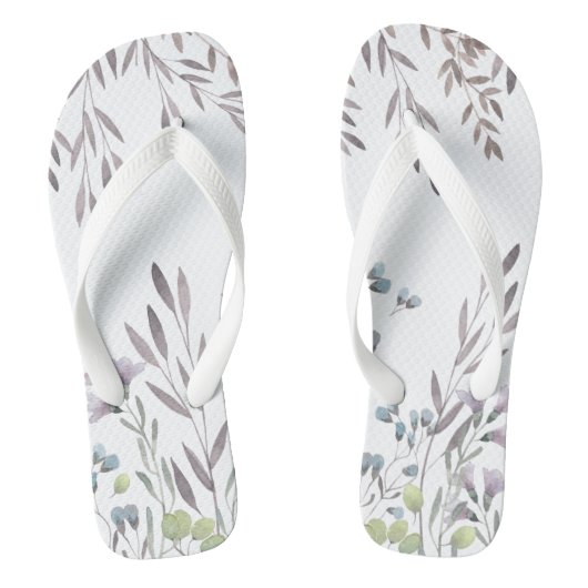 Wilde bloemen Floral Teenslippers (Voetbed)