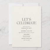 Wilde bloemen foto eindexamenfeest middelbare scho aankondiging (Achterkant)