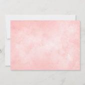 Wilde bloemen Fotouitnodiging baby shower Kaart (Achterkant)