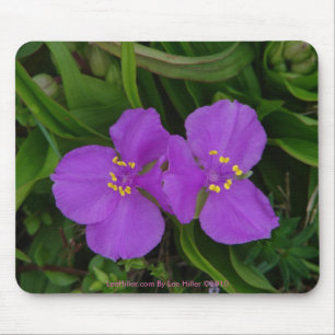 Wilde bloemen Fuchsia Spiderwort Hot Springs Gifts Muismat