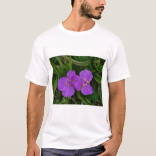 Wilde bloemen Fuchsia Spiderwort Hot Springs Gifts T-shirt