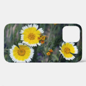 Wilde bloemen Geel en Witte Zonnebloemen Case-Mate iPhone Case (Achterkant (horizontaal))
