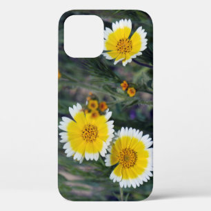 Wilde bloemen Geel en Witte Zonnebloemen iPhone 12 Hoesje
