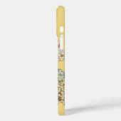Wilde bloemen Geel iPhone / iPad hoesje (Achterkant / Links)