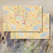 Wilde bloemen Gele vlinderbloemknol Tissuepapier