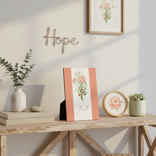 Wilde bloemen geloof fotoplaat