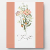 Wilde bloemen geloof fotoplaat (Voorkant)