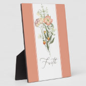 Wilde bloemen geloof fotoplaat (Zijkant)