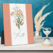 Wilde bloemen geloof fotoplaat (Zijkant)