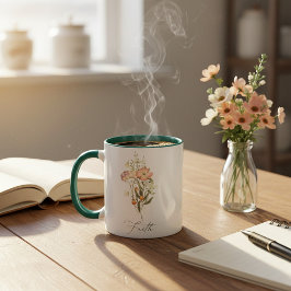 Wilde bloemen geloof   mok