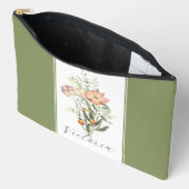 Wilde bloemen gepersonaliseerd etui (Open)