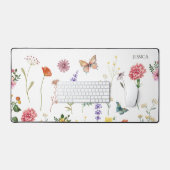 Wilde bloemen geperst bloemen eenvoudige naam bure bureaumat (Keyboard & Muis)