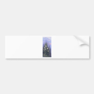 Wilde bloemen_gras bumpersticker