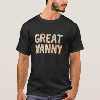 Wilde bloemen Groot Nanny Bloemrijke Moederdag Gew T-shirt
