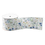 Wilde bloemen grosgrain lint (Spoel)