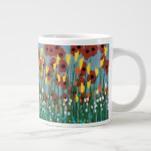 Wilde bloemen grote koffiekop (Rechts)