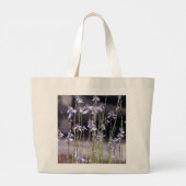 Wilde bloemen grote tote bag (Achterkant)