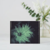 Wilde Bloemen Grunge Briefkaart (Staand voorkant)