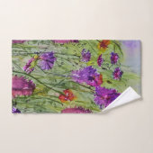 Wilde bloemen handdoek (Handdoek)