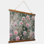  wilde bloemen hangend wandkleed (Gebogen)