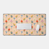 Wilde Bloemen Harlekijn Tuin Bureaumat (Keyboard & Muis)