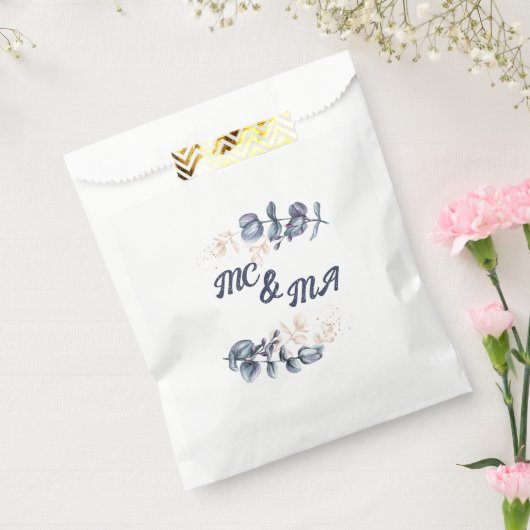 Wilde Bloemen Harmonie Bloem Bruiloft Bedankzakje (Gezegeld)