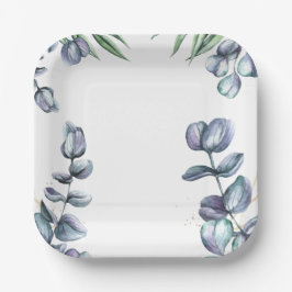 Wilde Bloemen Harmonie Rustieke Bloemenbord Papieren Bordje