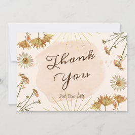 Wilde bloemen Hartelijk dank voor de cadeautjes Ka Bedankkaart