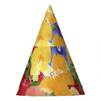 Wilde bloemen: herhaalde bloemen naadloos feesthoedjes