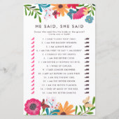 Wilde bloemen Hij zei dat ze vrijgezellenfeest wil (Voorkant)