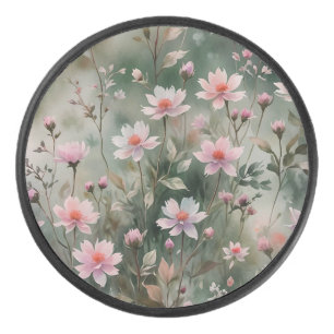  wilde bloemen hockey puck
