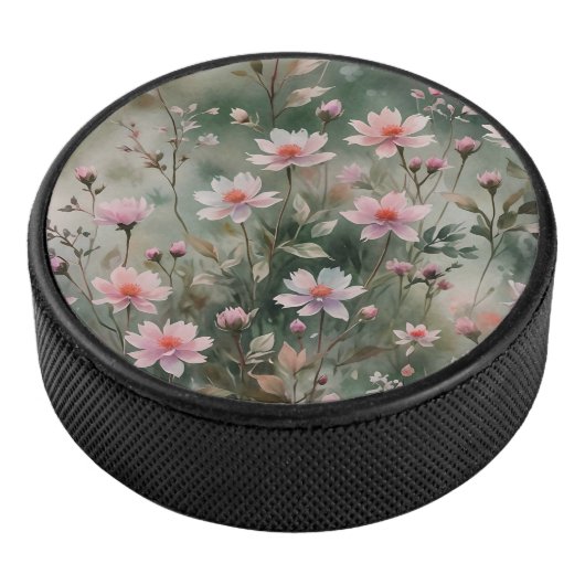  wilde bloemen hockey puck (3/4)