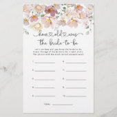 Wilde bloemen Hoe oud was de bruid om mee te spele (Voorkant)